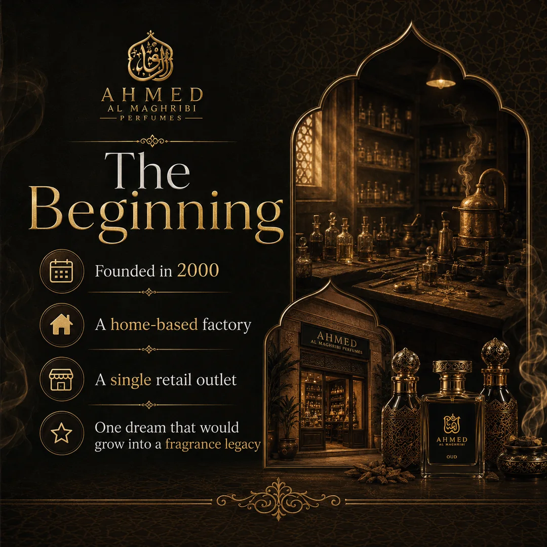 The beginning of Ahmed Al Maghribi Perfumes